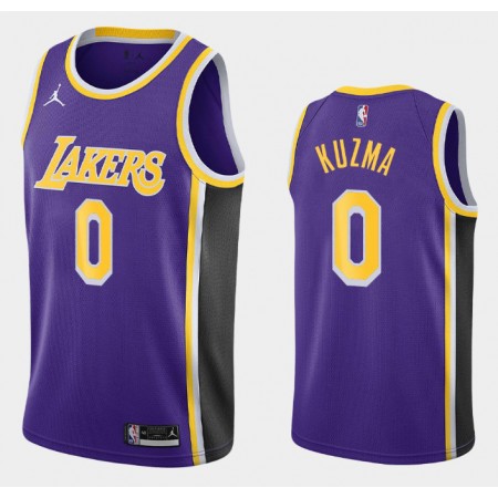 Herren NBA Los Angeles Lakers Trikot Kyle Kuzma 0 Jordan Brand 2020-2021 Statement Edition Swingman